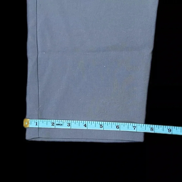 NWT MINISTRY OF SUPPLY Swift Drape Pants Gray Stretch Waist Pockets Zipper 12 - Picture 9 of 12